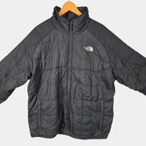 The North Face Puffer Jacket Mens XL Gray Lightweight Mid Layer Ski Outdoor